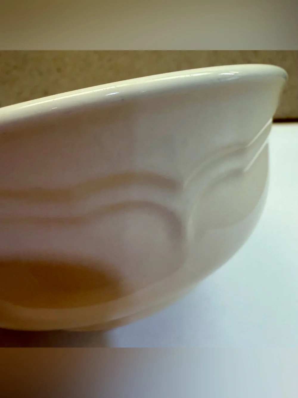 Vintage Pfaltzgraff Remembrance Fruit Dessert Sauce Dip Bowl Ivory Stoneware